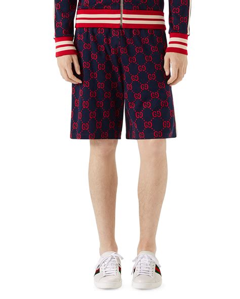 red gucci shorts